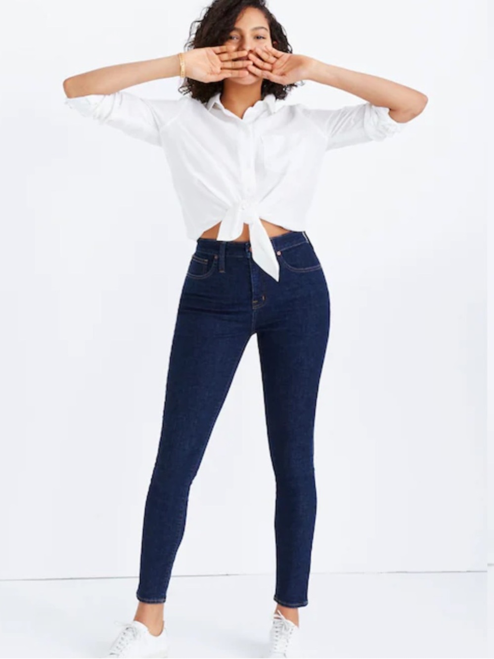 NWT Madewell Curvy High Rise Jeans 37P 22/24 petite